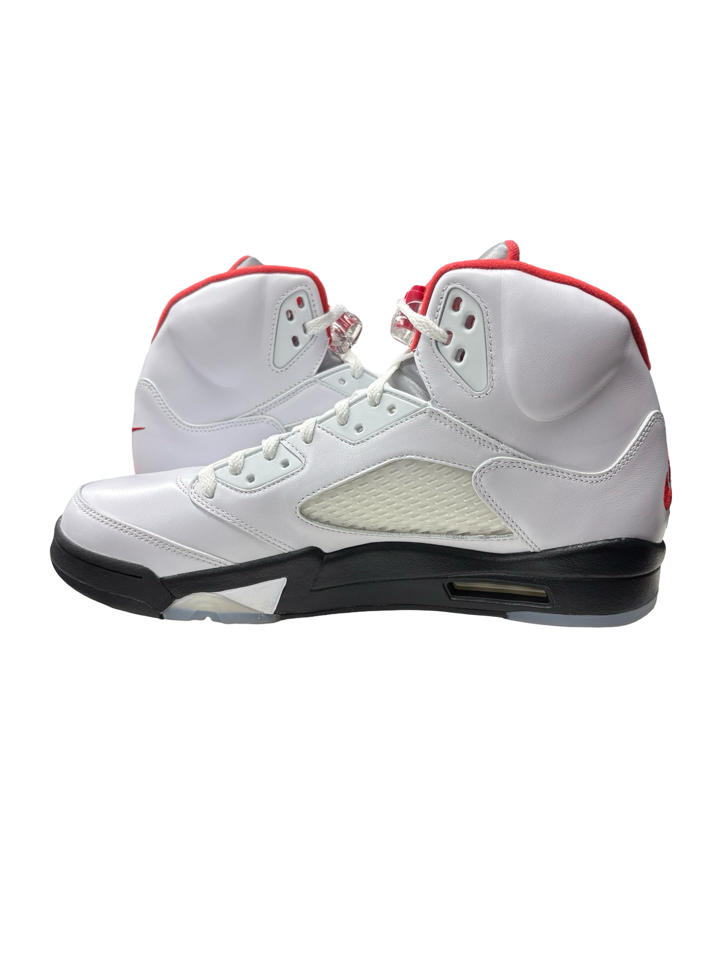 Nike Air Jordan 5 Retro Sneakers Fire Red Silver