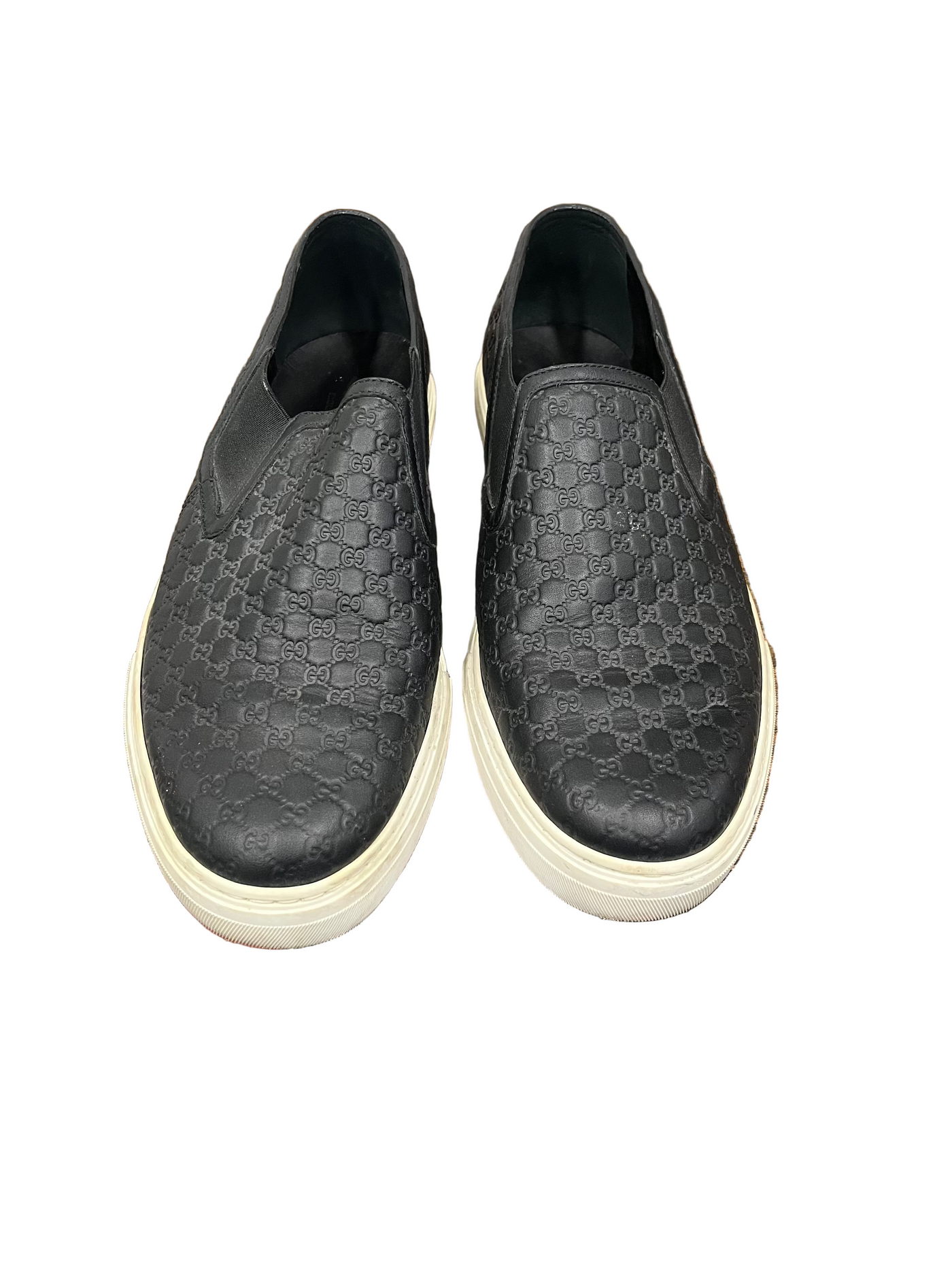 Gucci Monogram Leather Slip on