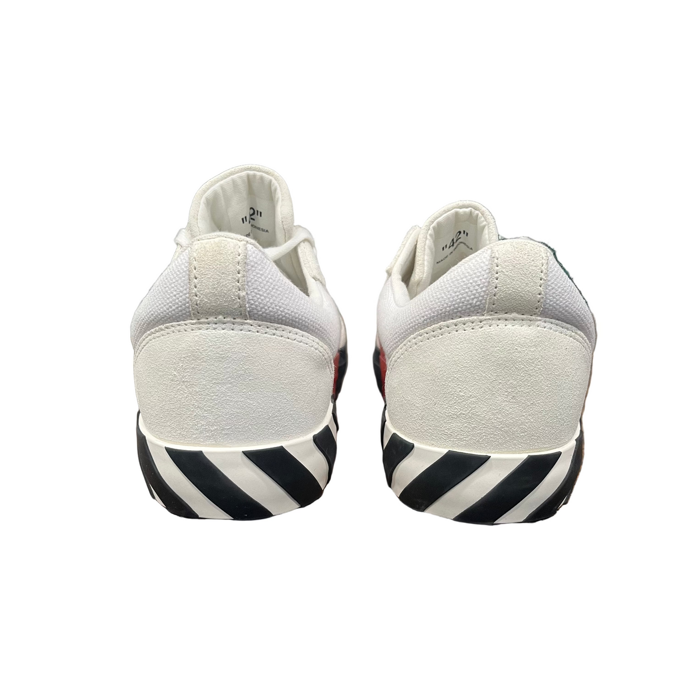 Off-White Vulc Low White Red Black