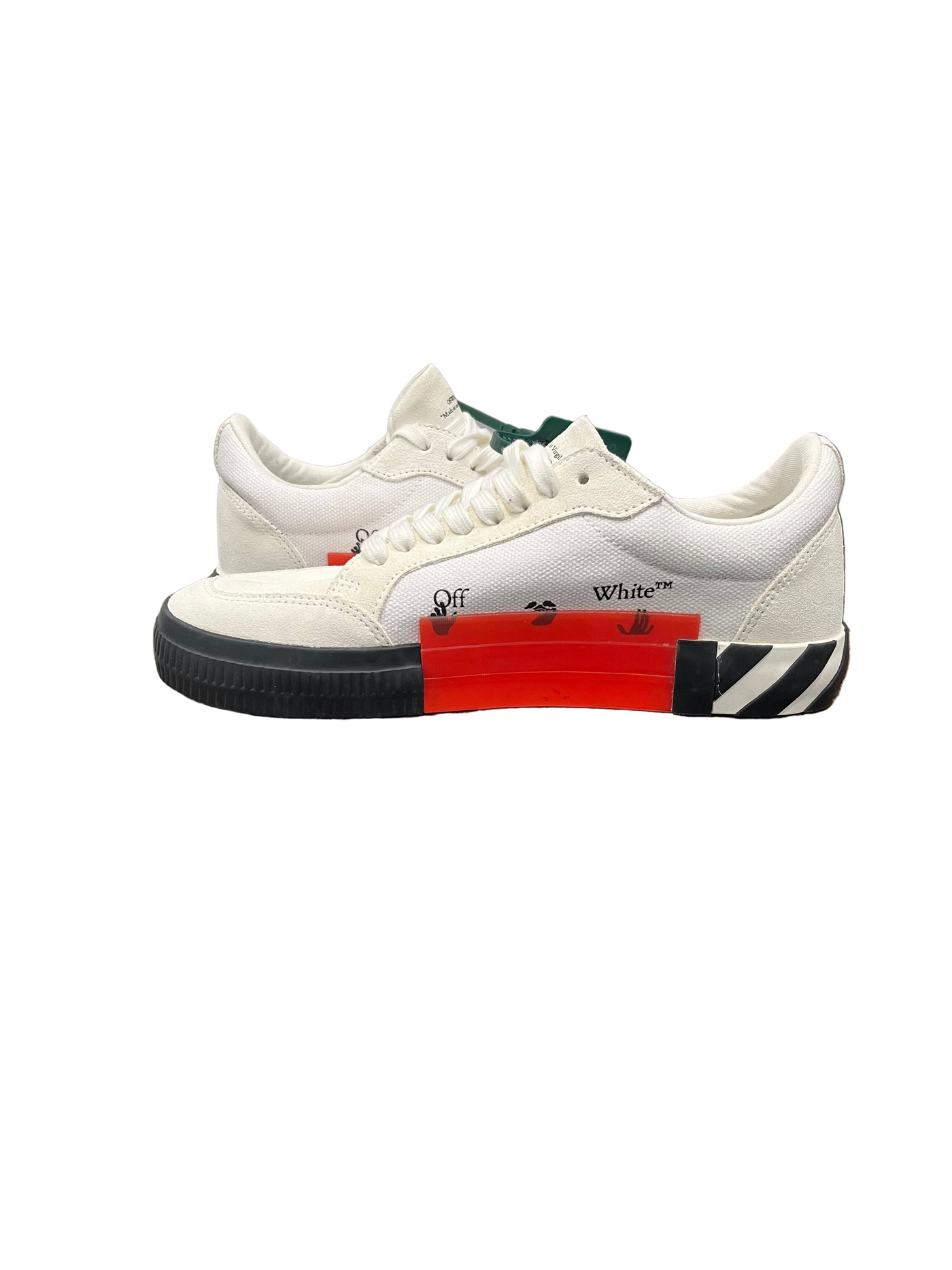 Off-White Vulc Low White Red Black