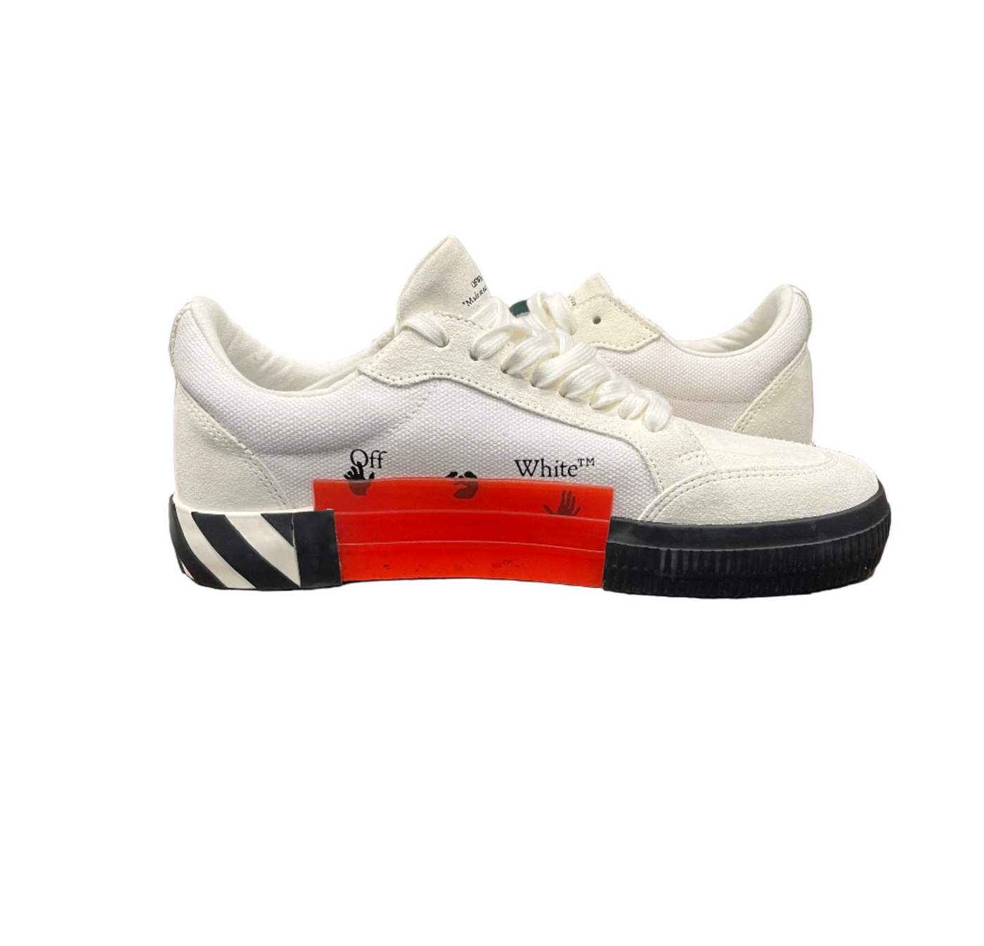 Off-White Vulc Low White Red Black