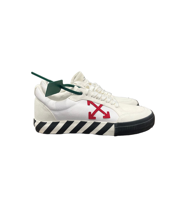 Off-White Vulc Low White Red Black