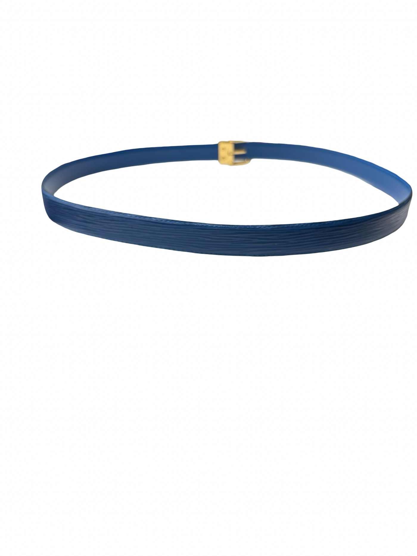 LV Epi Leather Belt Blue