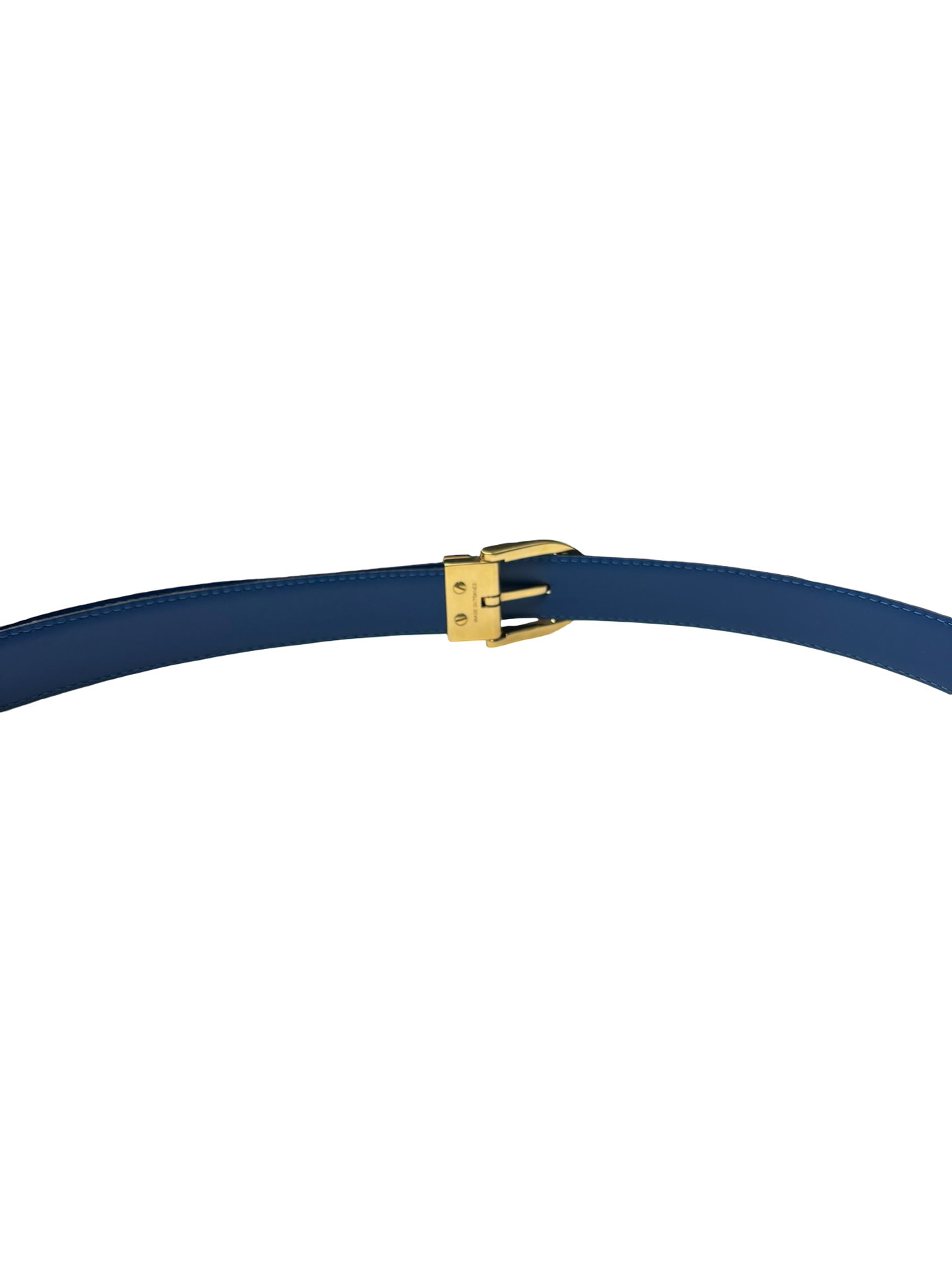 LV Epi Leather Belt Blue