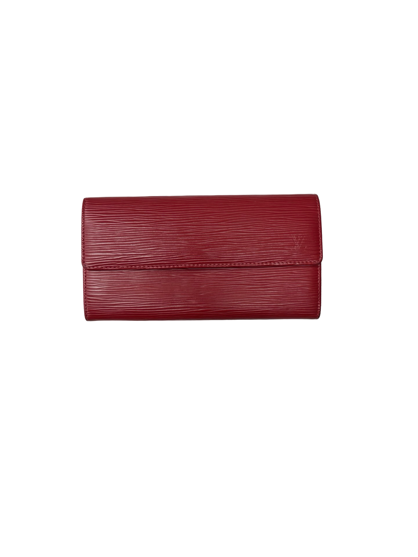 LV Sarah Long Wallet Red