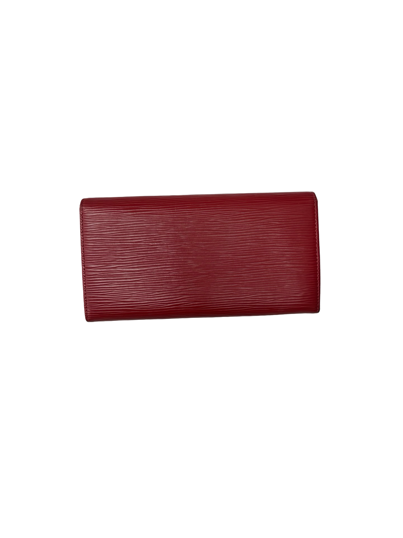 LV Sarah Long Wallet Red