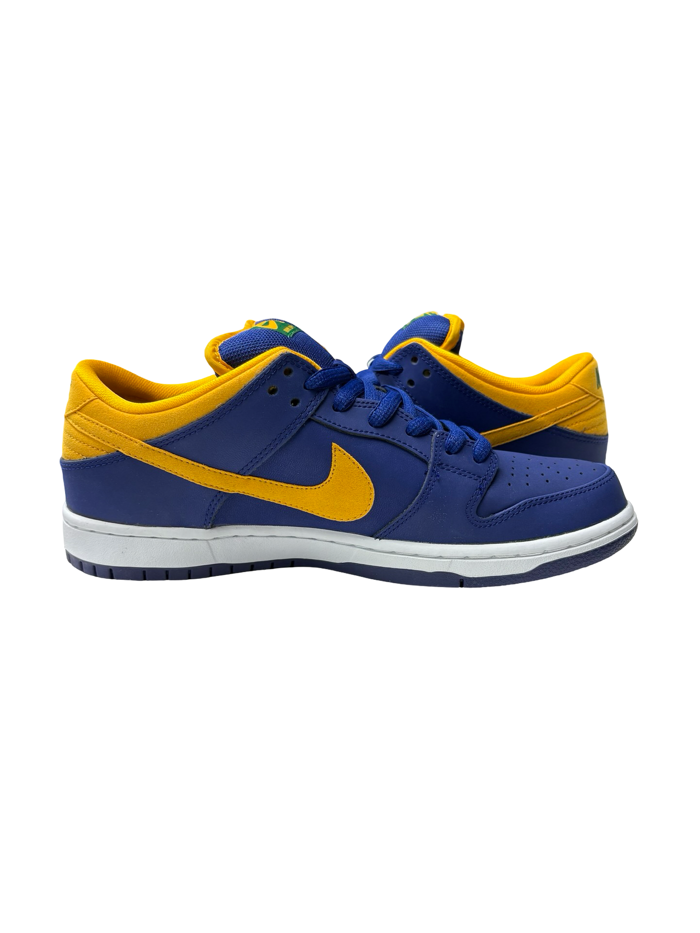 Nike SB Dunk Low Sneakers Royal Blue Midas Gold