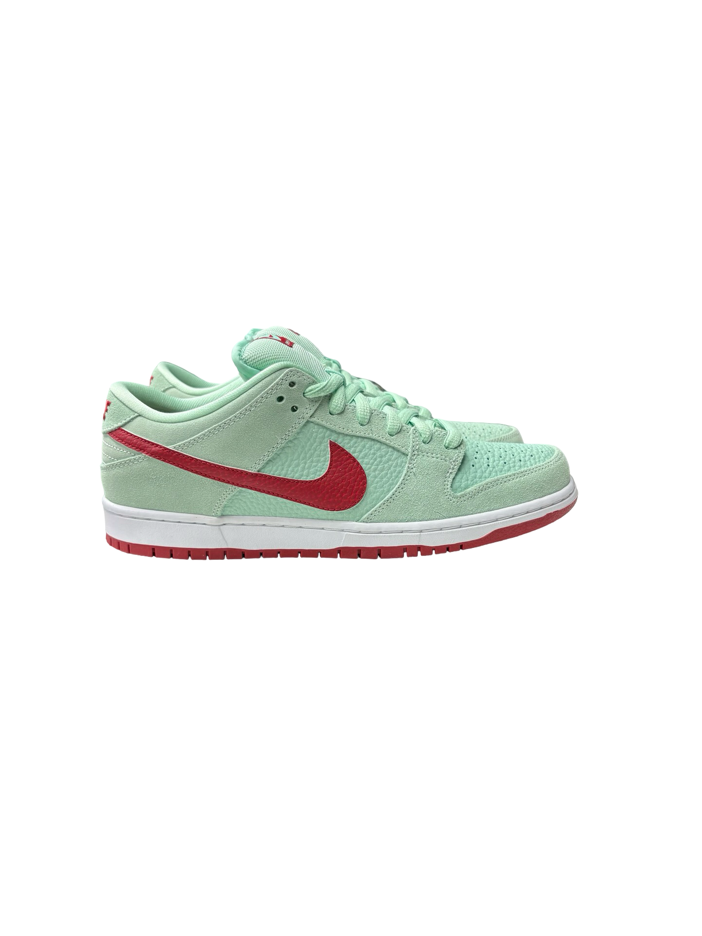 Nike SB Dunk Low Sneakers Medium Mint Gym Red