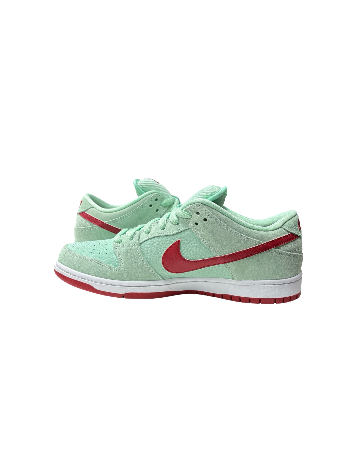 Nike SB Dunk Low Sneakers Medium Mint Gym Red