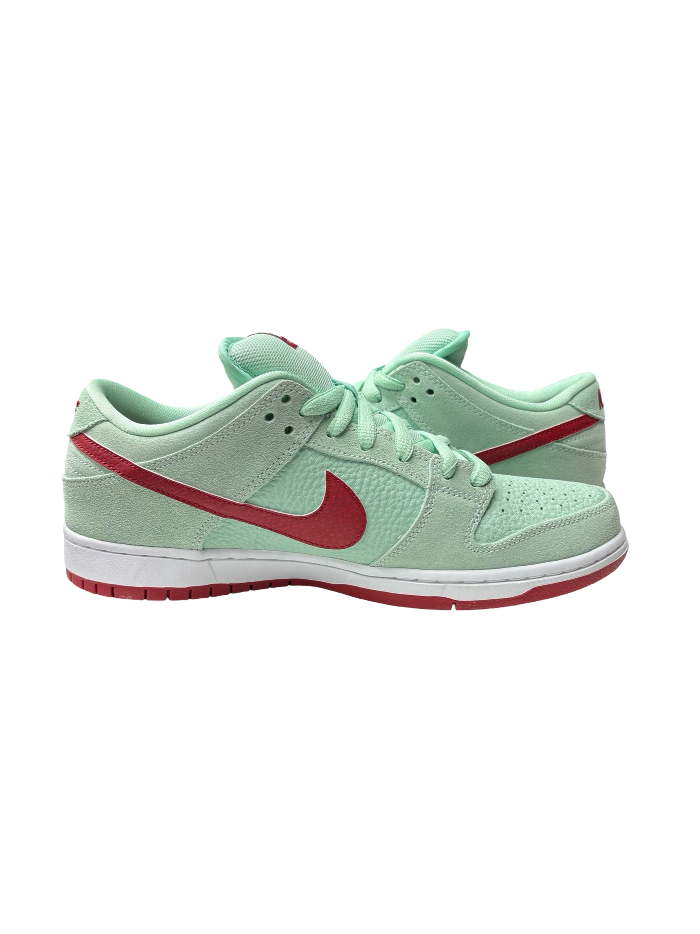 Nike SB Dunk Low Sneakers Medium Mint Gym Red