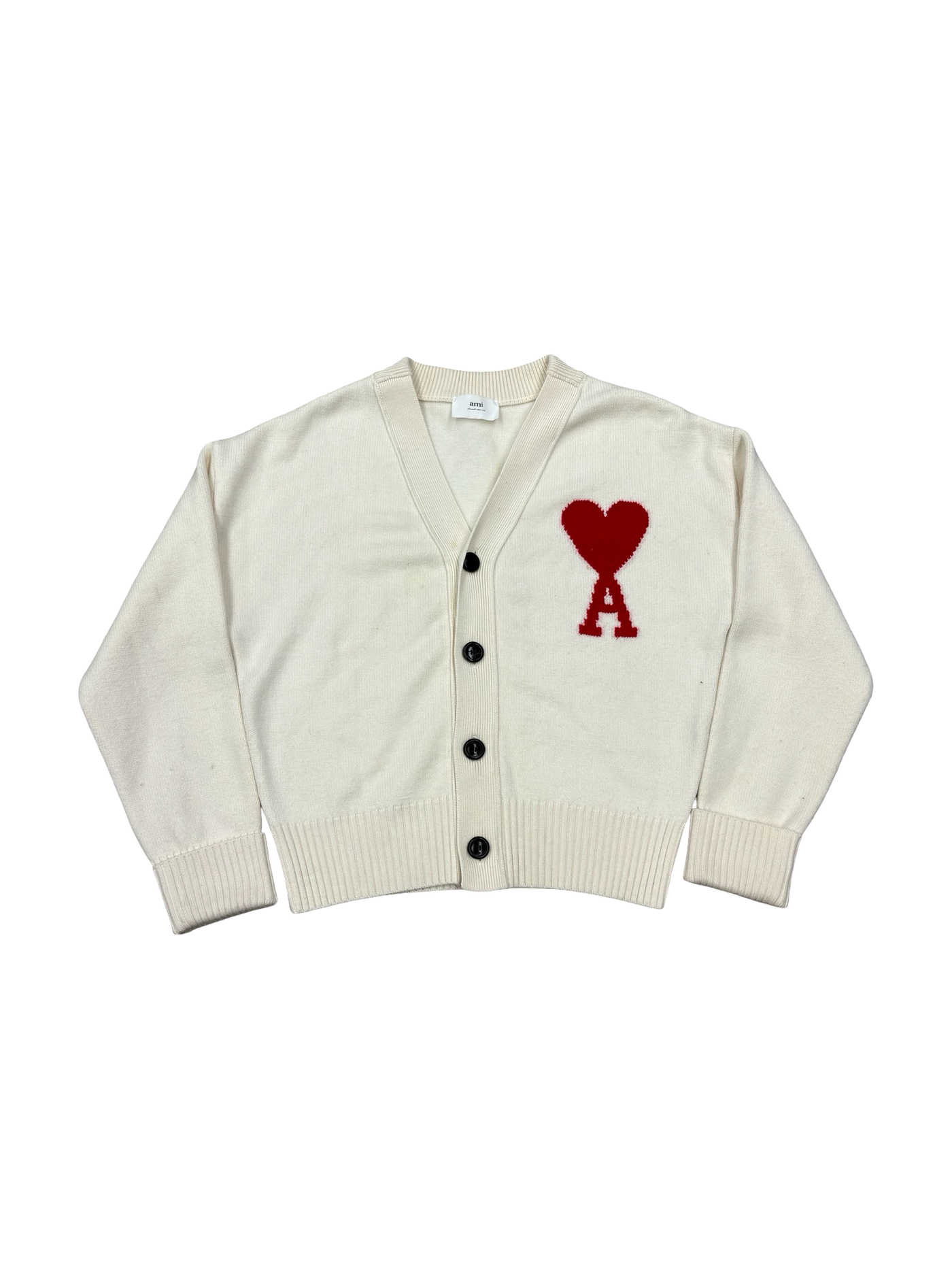 AMI Paris Ami De Coeur Cardigan