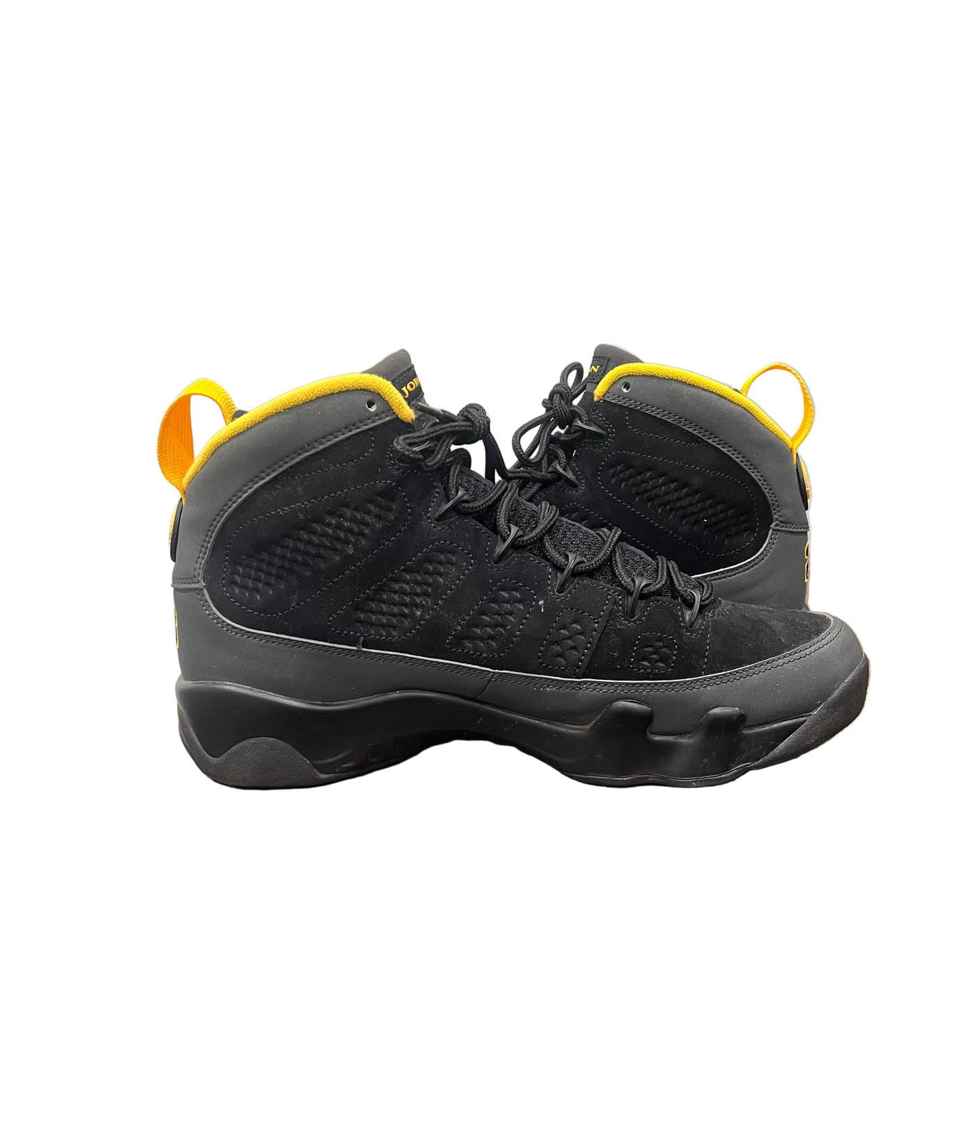 Nike Air Jordan 9 Retro Dark Charcoal University Gold