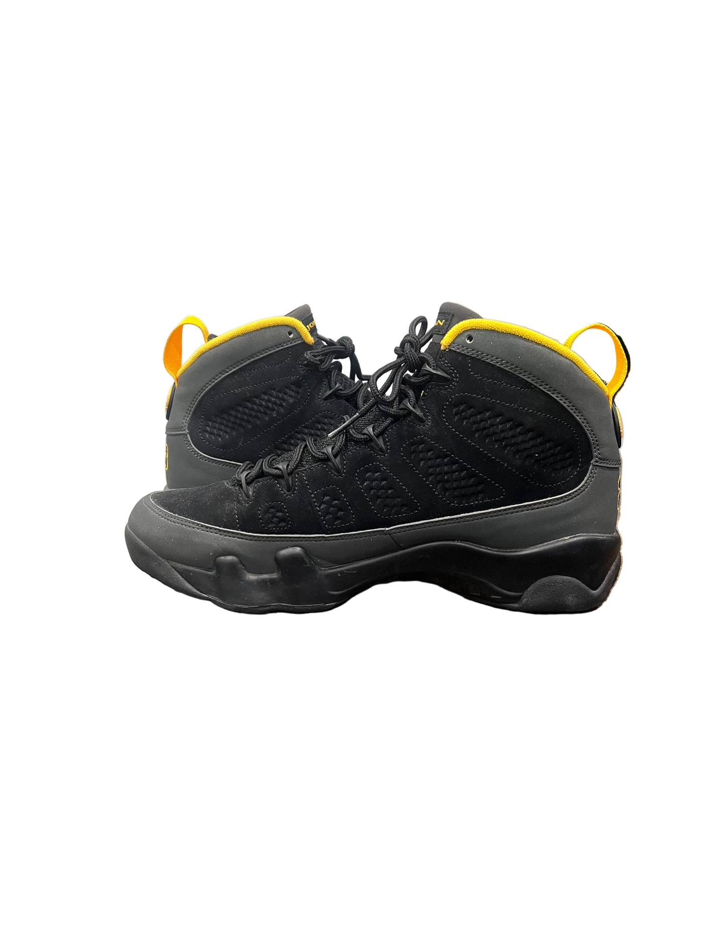 Nike Air Jordan 9 Retro Dark Charcoal University Gold