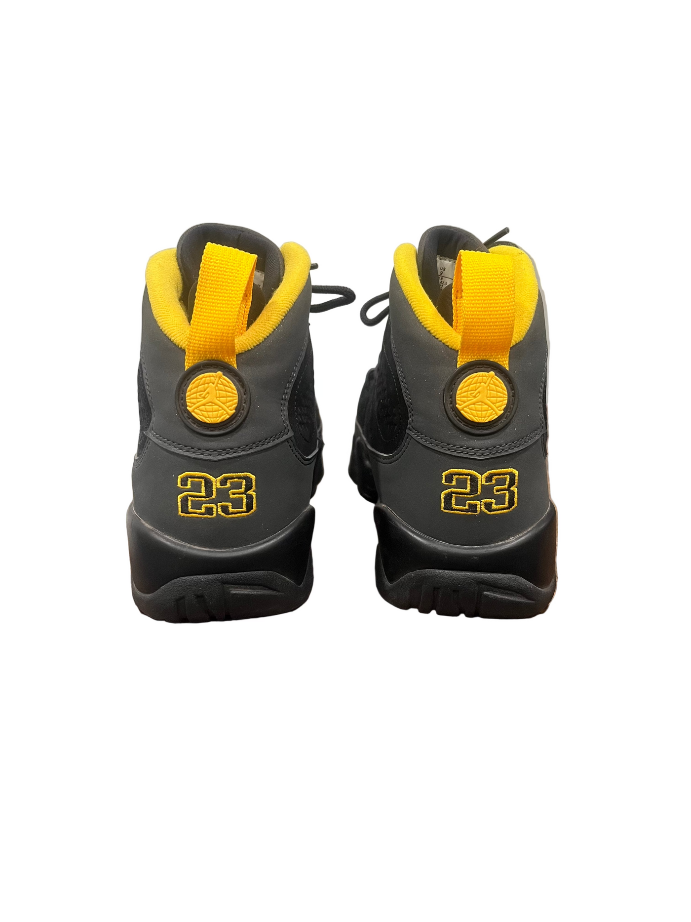 Nike Air Jordan 9 Retro Dark Charcoal University Gold