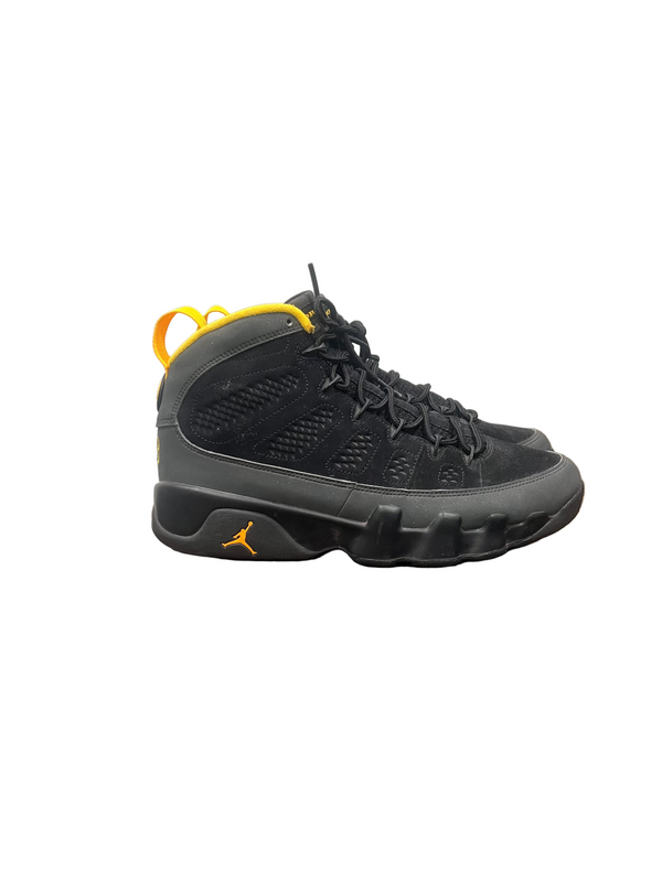 Nike Air Jordan 9 Retro Dark Charcoal University Gold