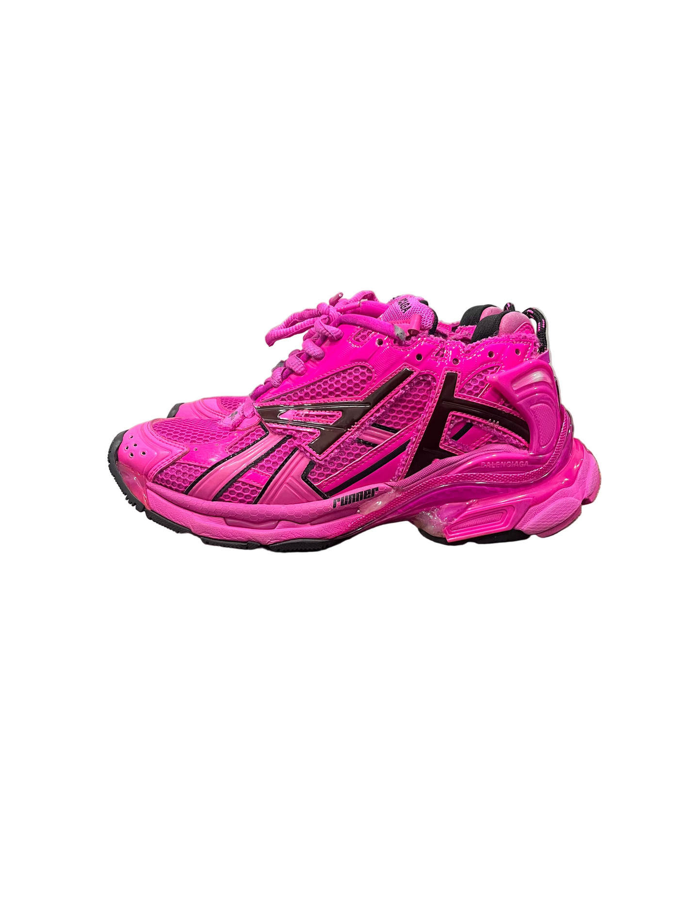 Balenciaga Runners Dark Pink Black