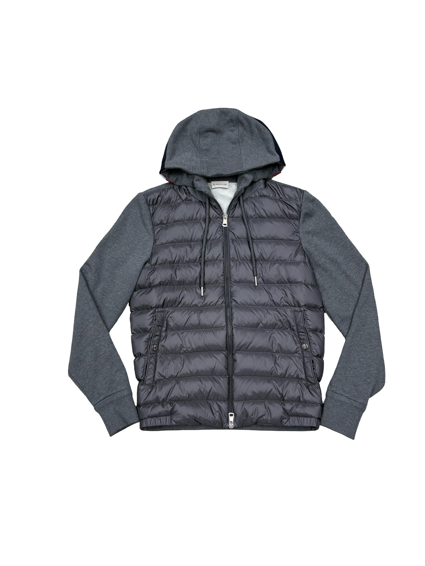 Moncler Maglia Hooded Jacket Gray