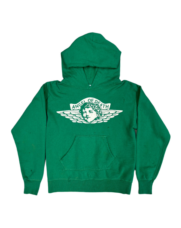 Saint Michael Vintage Green Angel Hoodie