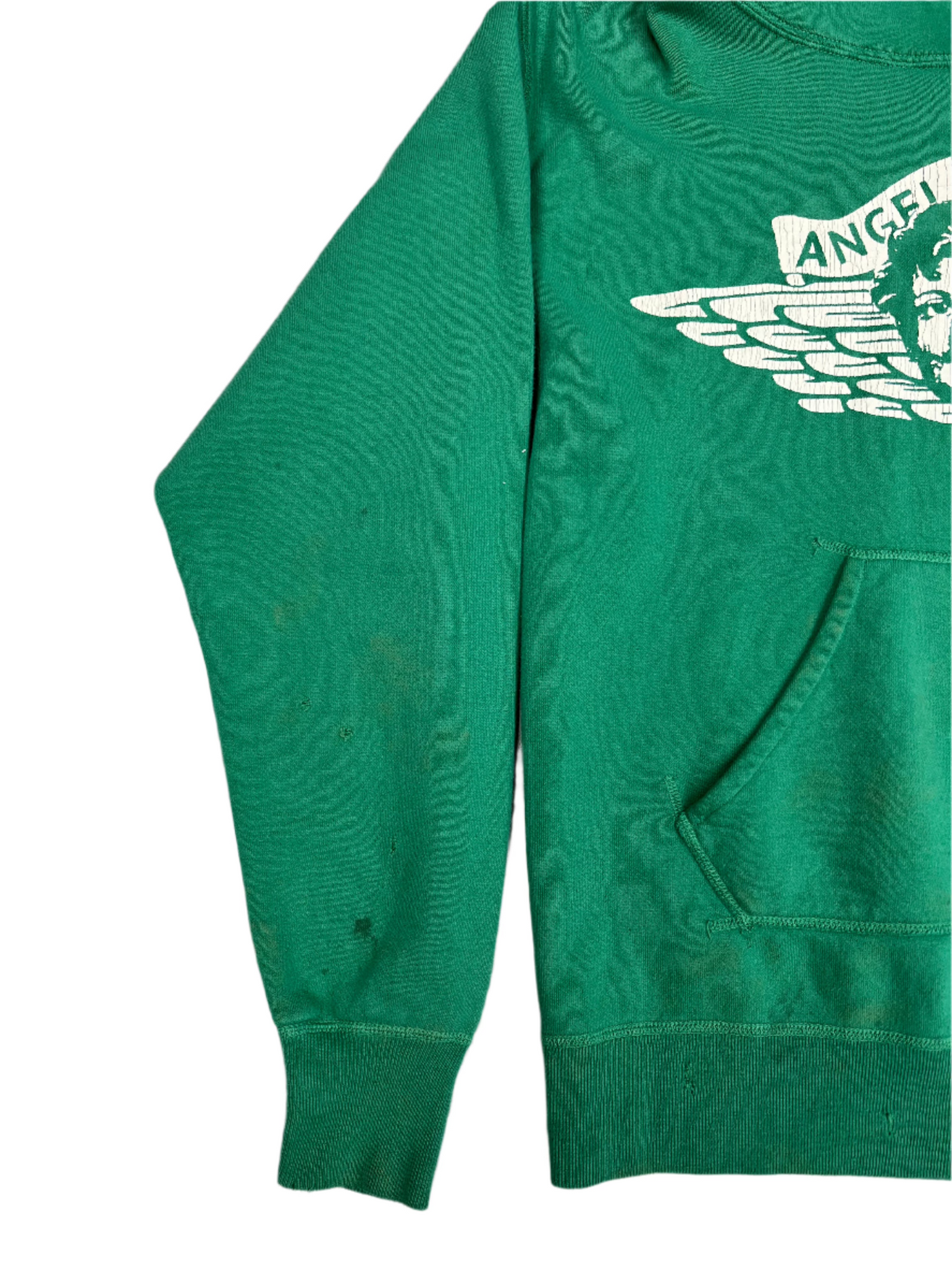 Saint Michael Vintage Green Angel Hoodie