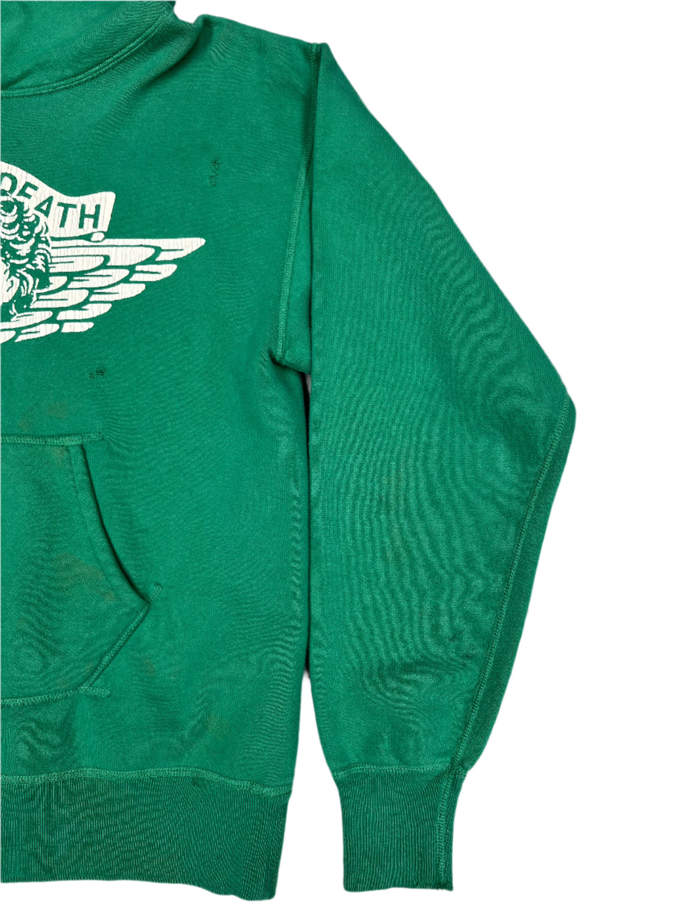 Saint Michael Vintage Green Angel Hoodie