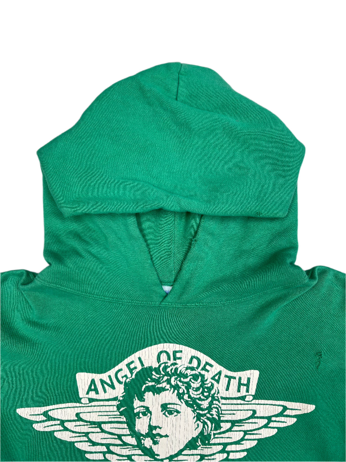Saint Michael Vintage Green Angel Hoodie