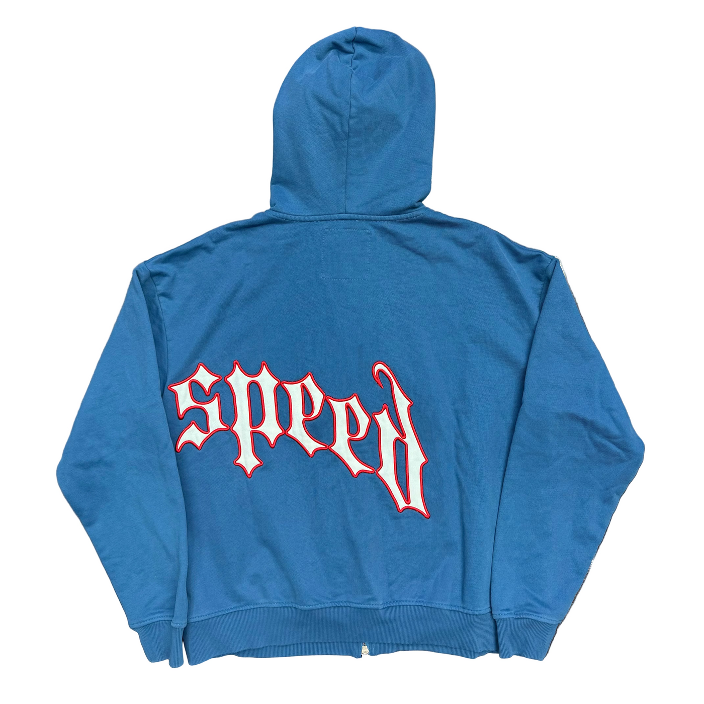 Godspeed OG Logo V2 Zip Up Hoodie Deep Water Red