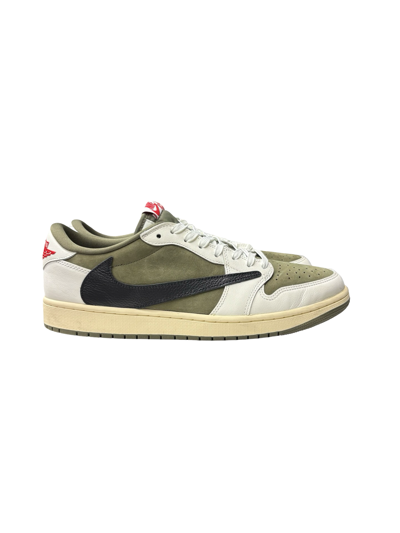 Nike x Travis Scott Air Jordan 1 Retro Low Sneakers Medium Olive