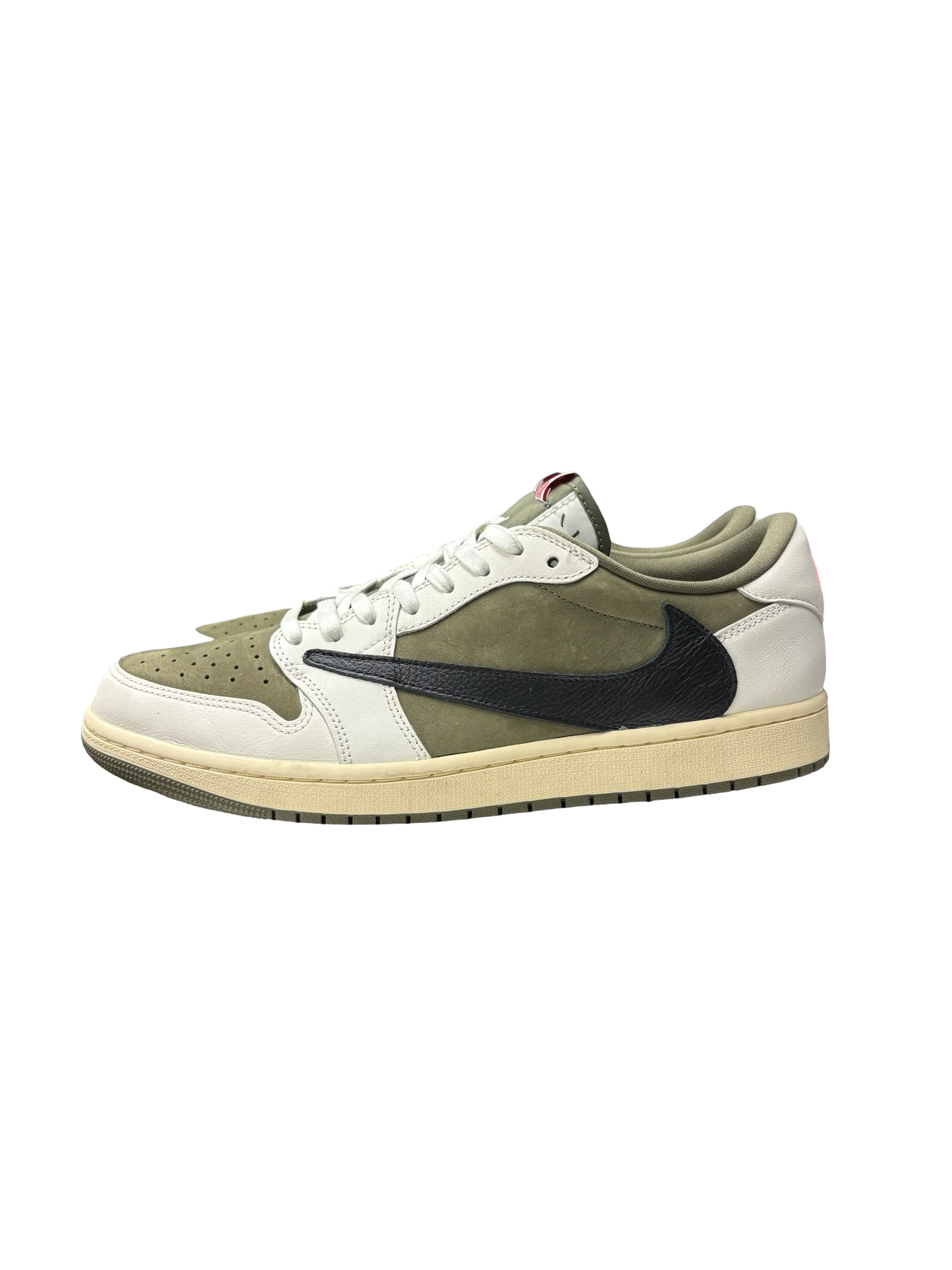 Nike x Travis Scott Air Jordan 1 Retro Low Sneakers Medium Olive