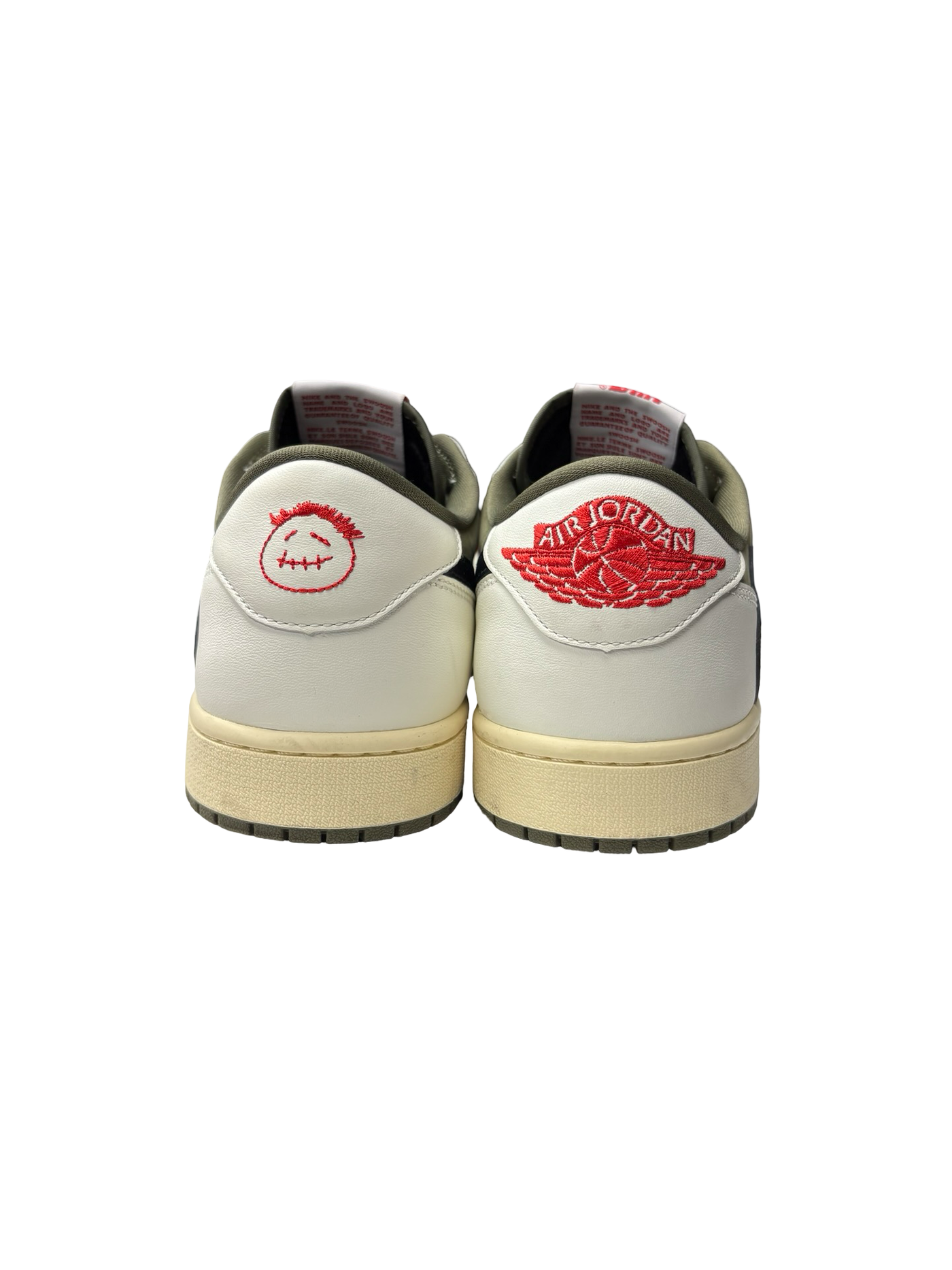 Nike x Travis Scott Air Jordan 1 Retro Low Sneakers Medium Olive