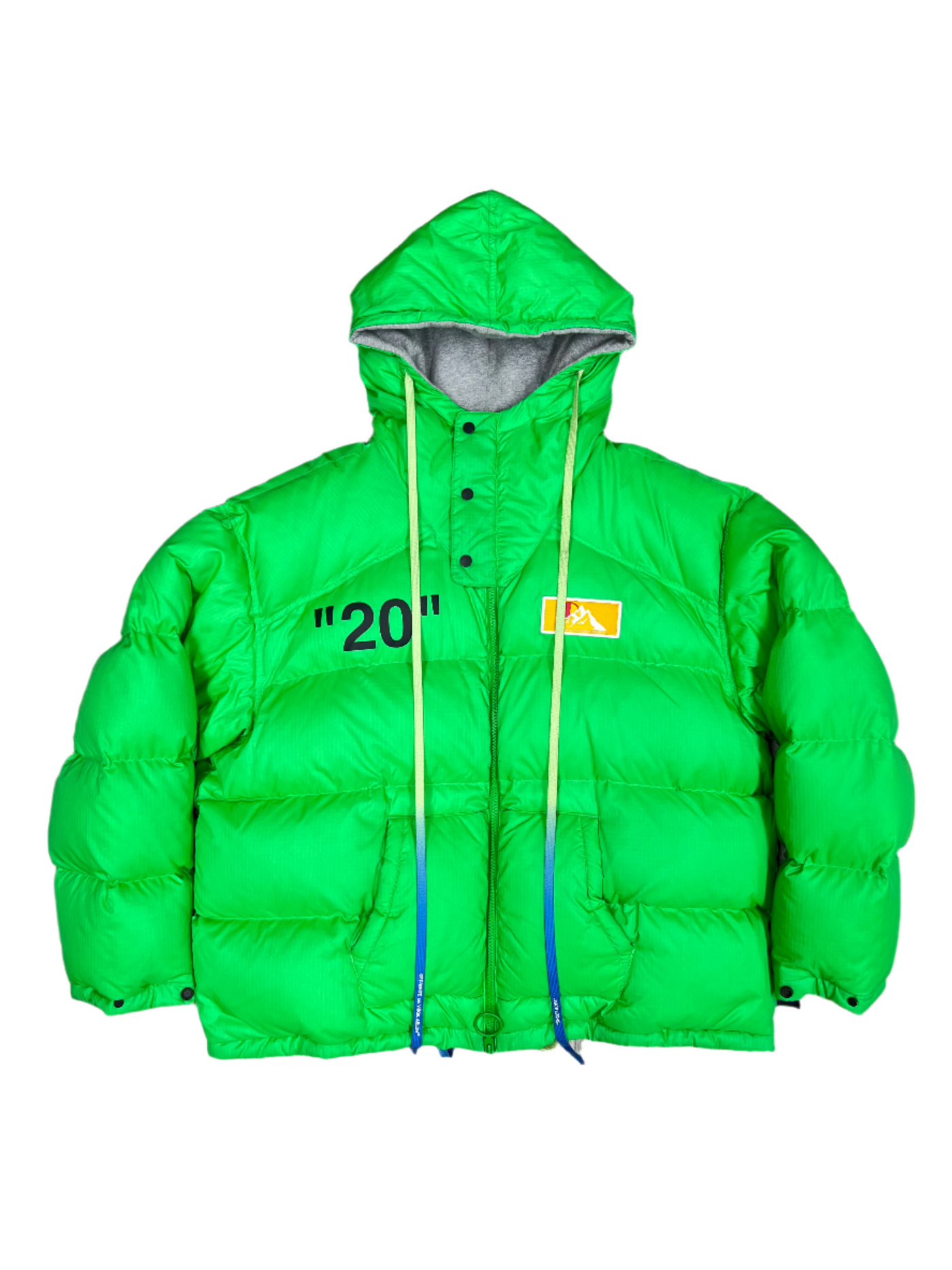 Off-White Green Puffer Jacket