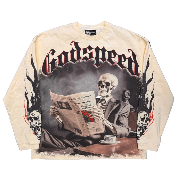 Godspeed Black Monday L/S T-Shirt Bone