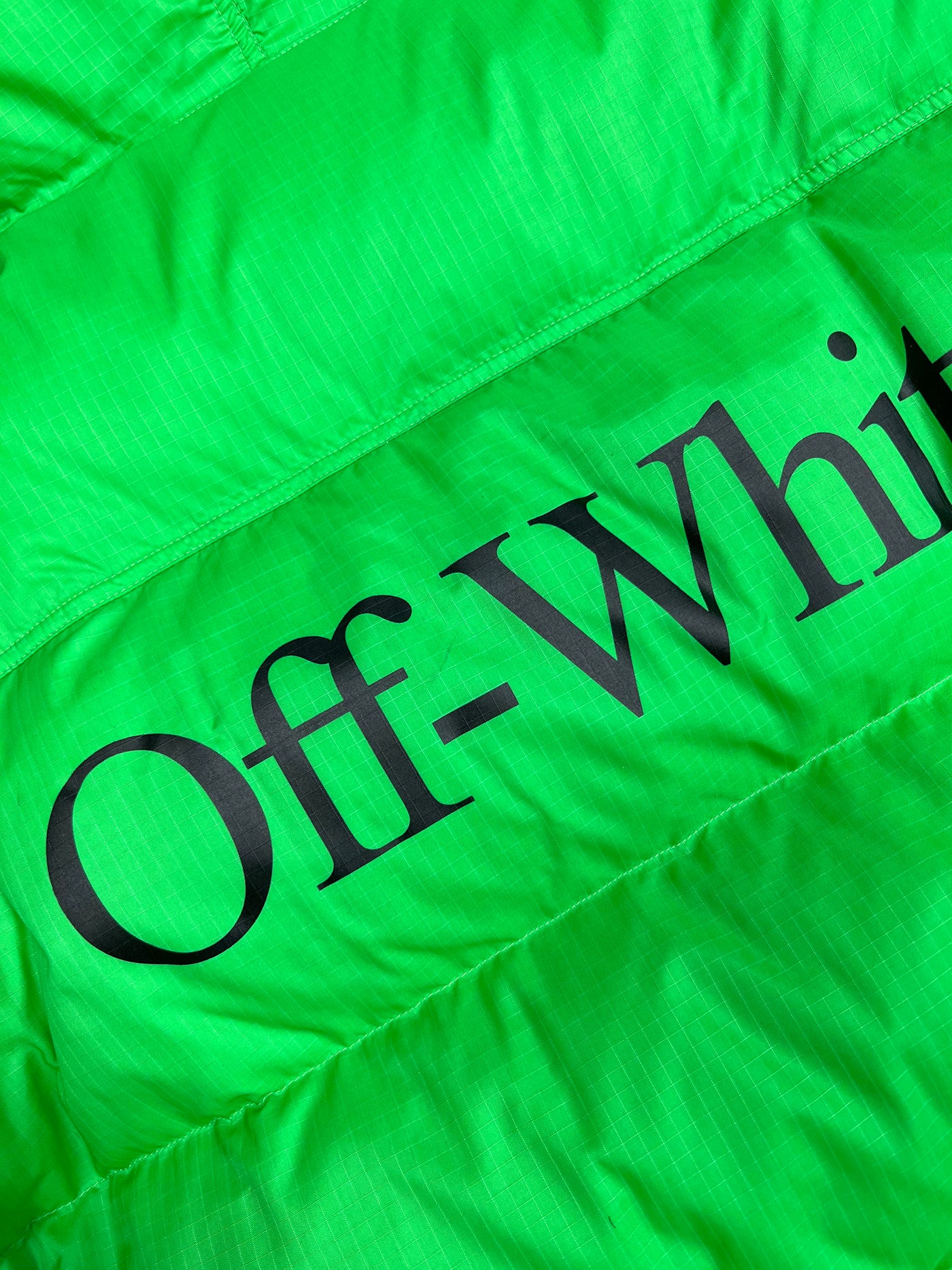 Off-White Green Puffer Jacket