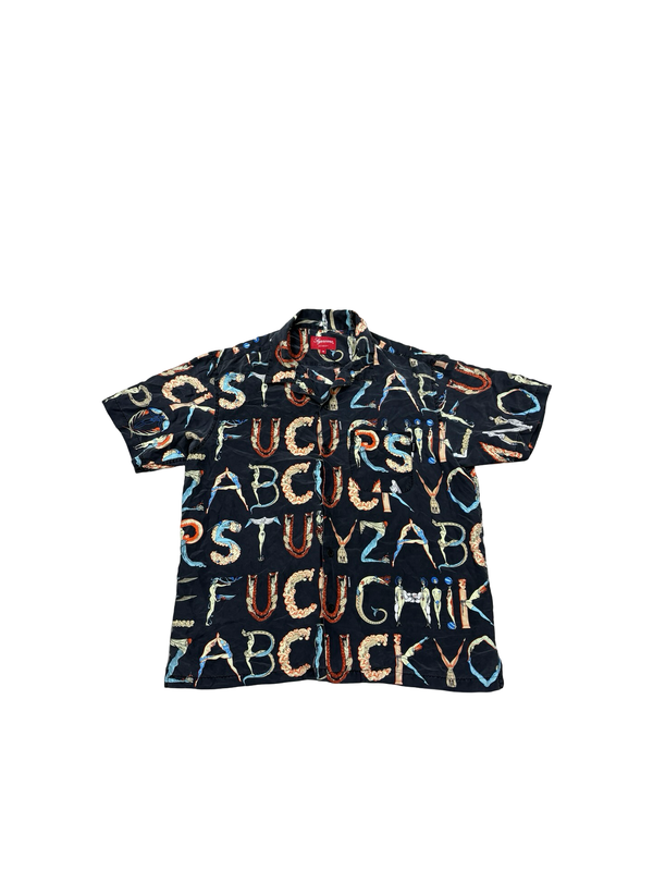 Supreme Alphabet Silk Shirt