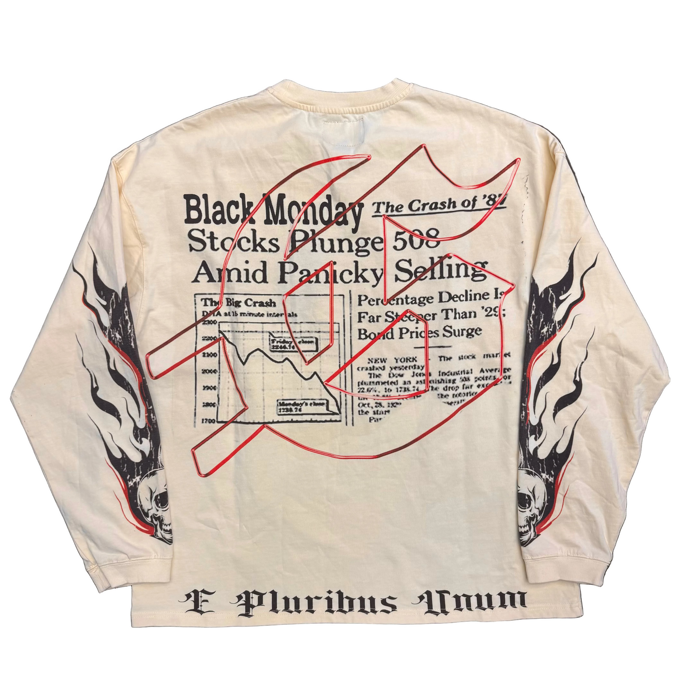 Godspeed Black Monday L/S T-Shirt Bone