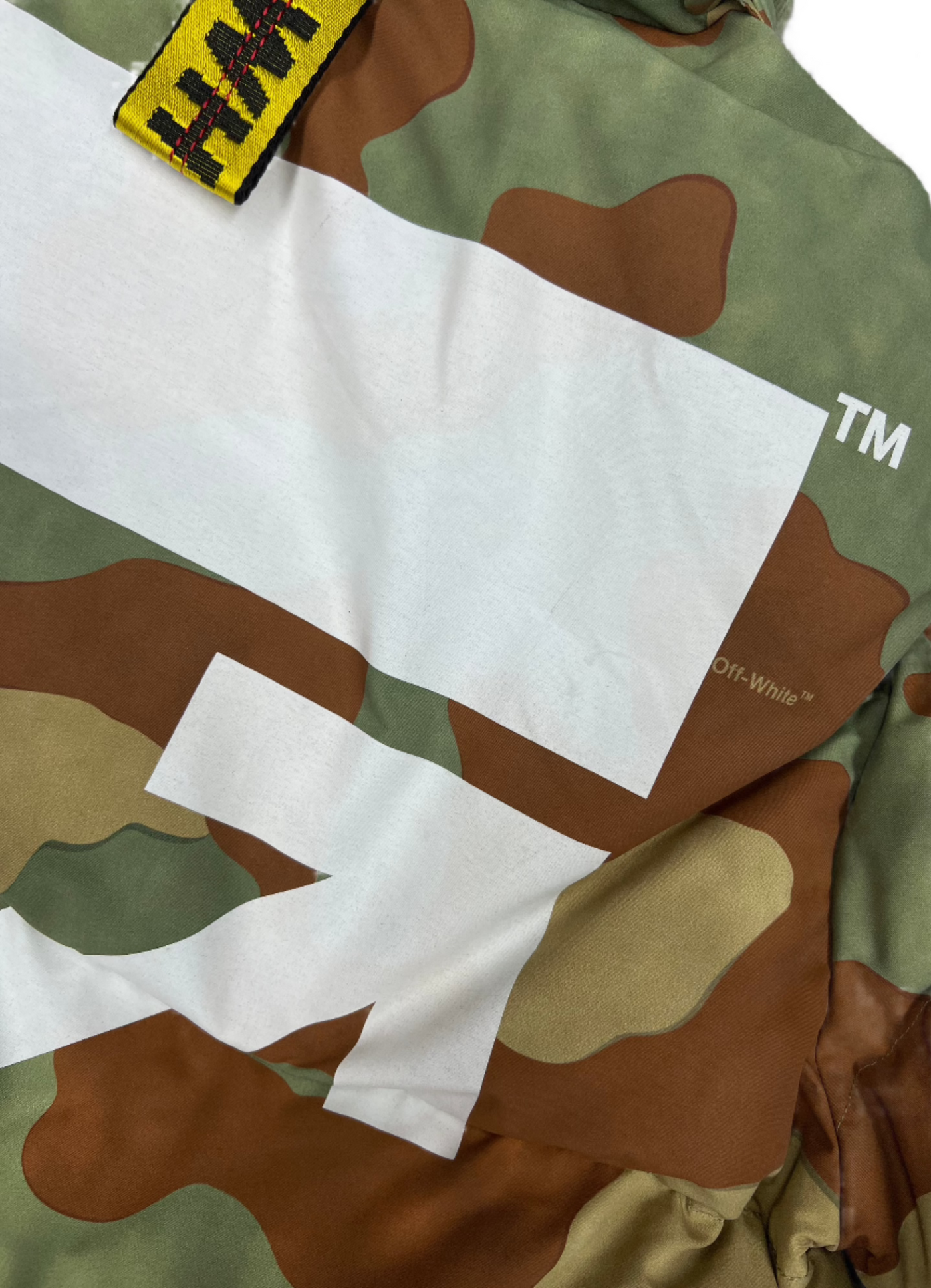 Off-White Camo Down Jacket