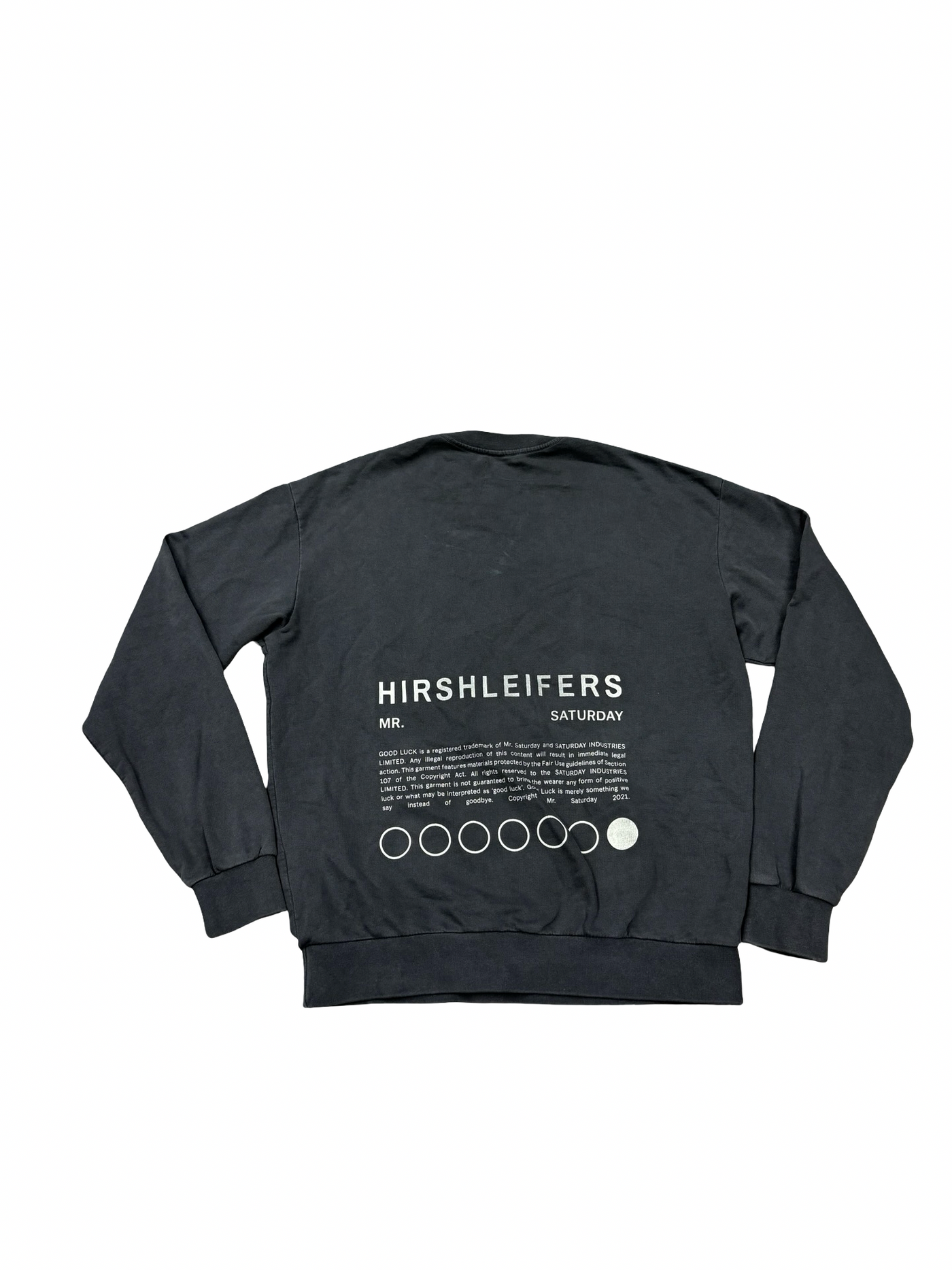 Mr Satuday Crewneck Sweatshirt Black