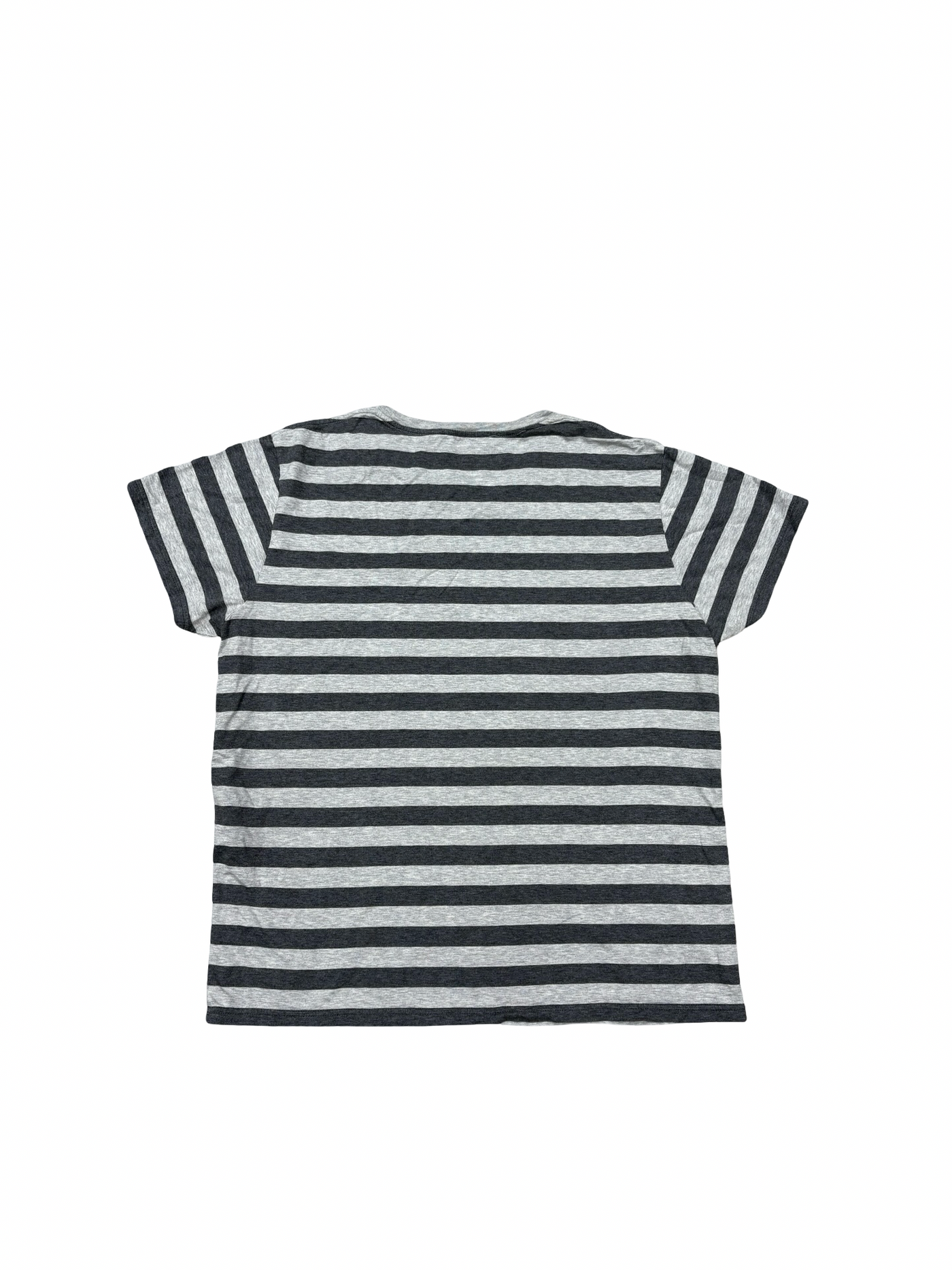 Saint Laurent Stripe T-shirt Black Gray