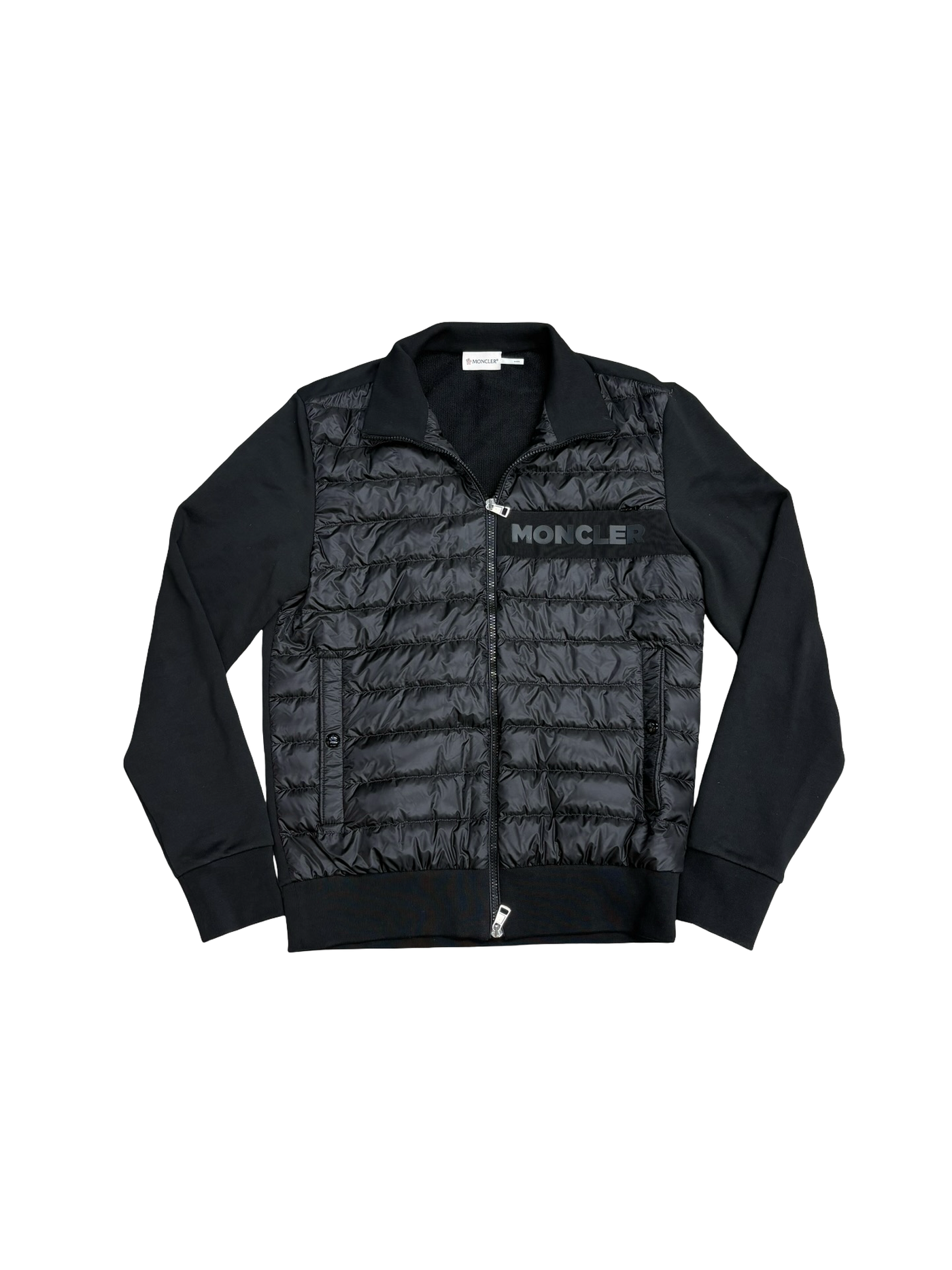 Moncler Men's Maglia Padded Logo Jacket Black