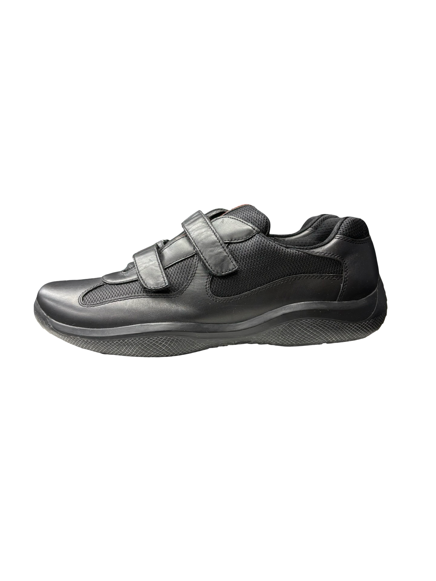 Prada America's Cup Lather Sneakers Black