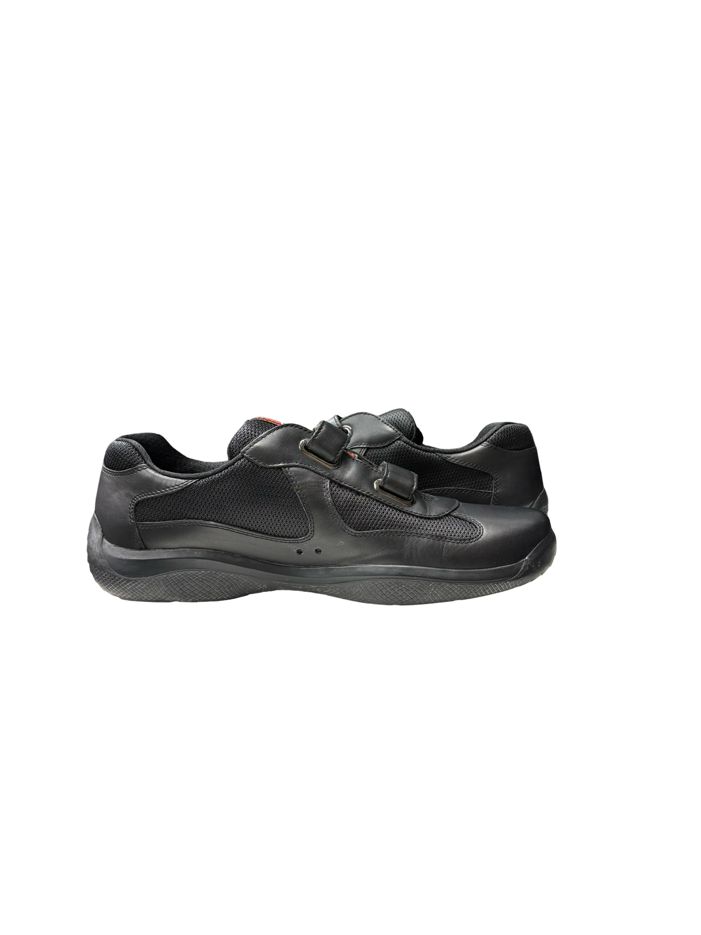 Prada America's Cup Lather Sneakers Black