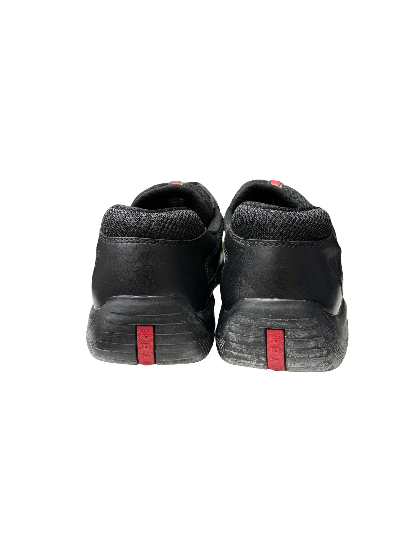 Prada America's Cup Lather Sneakers Black