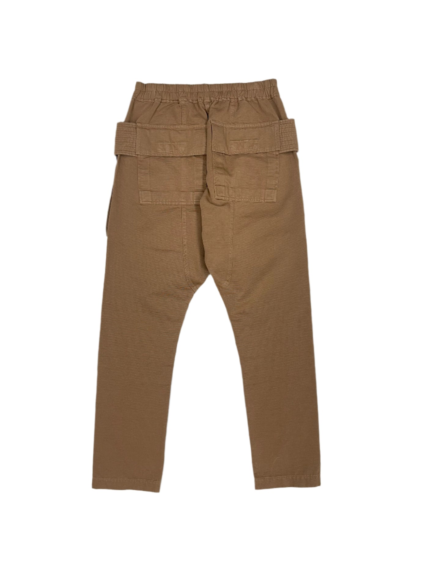 Rick Owens DRKSHDW Creatch Cargo Khaki Brown Drawstring Pants