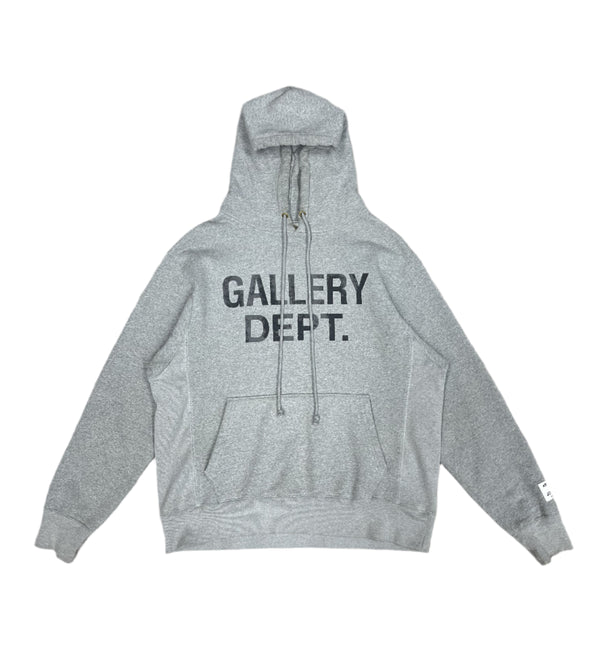 Gallery Dept. Centered Logo Hoodie Heather Grey