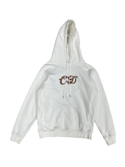 Dior x Kenny Scharf 2020 Embroidered Logo White Hoodie