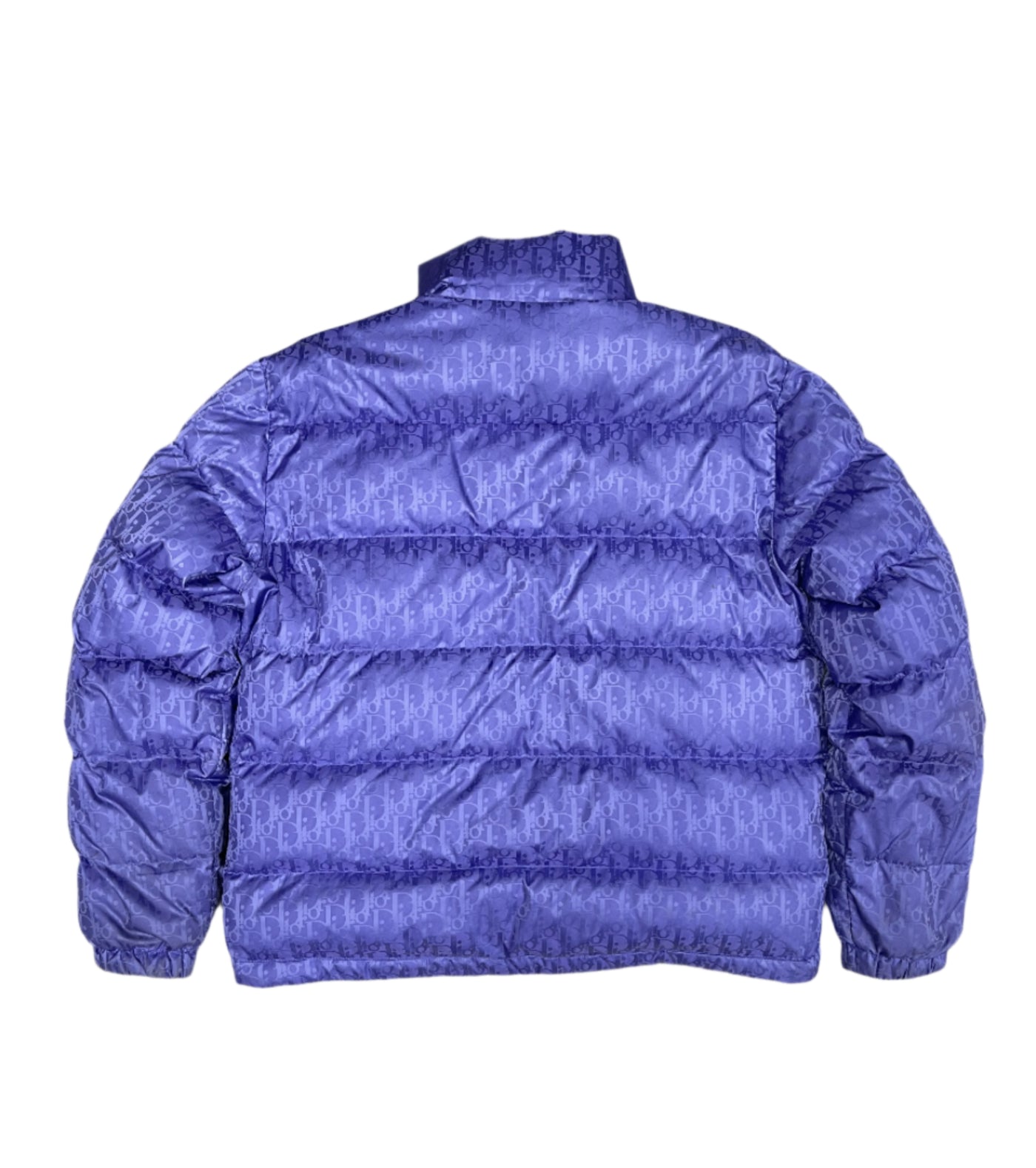 Dior Oblique Jacquard Puffer Jacket Purple