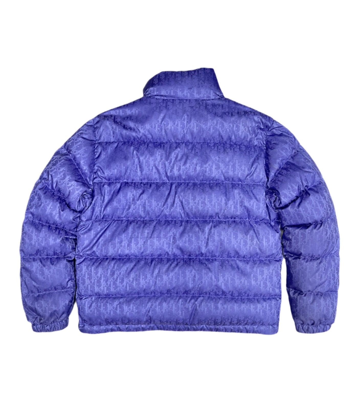 Dior Oblique Jacquard Puffer Jacket Purple