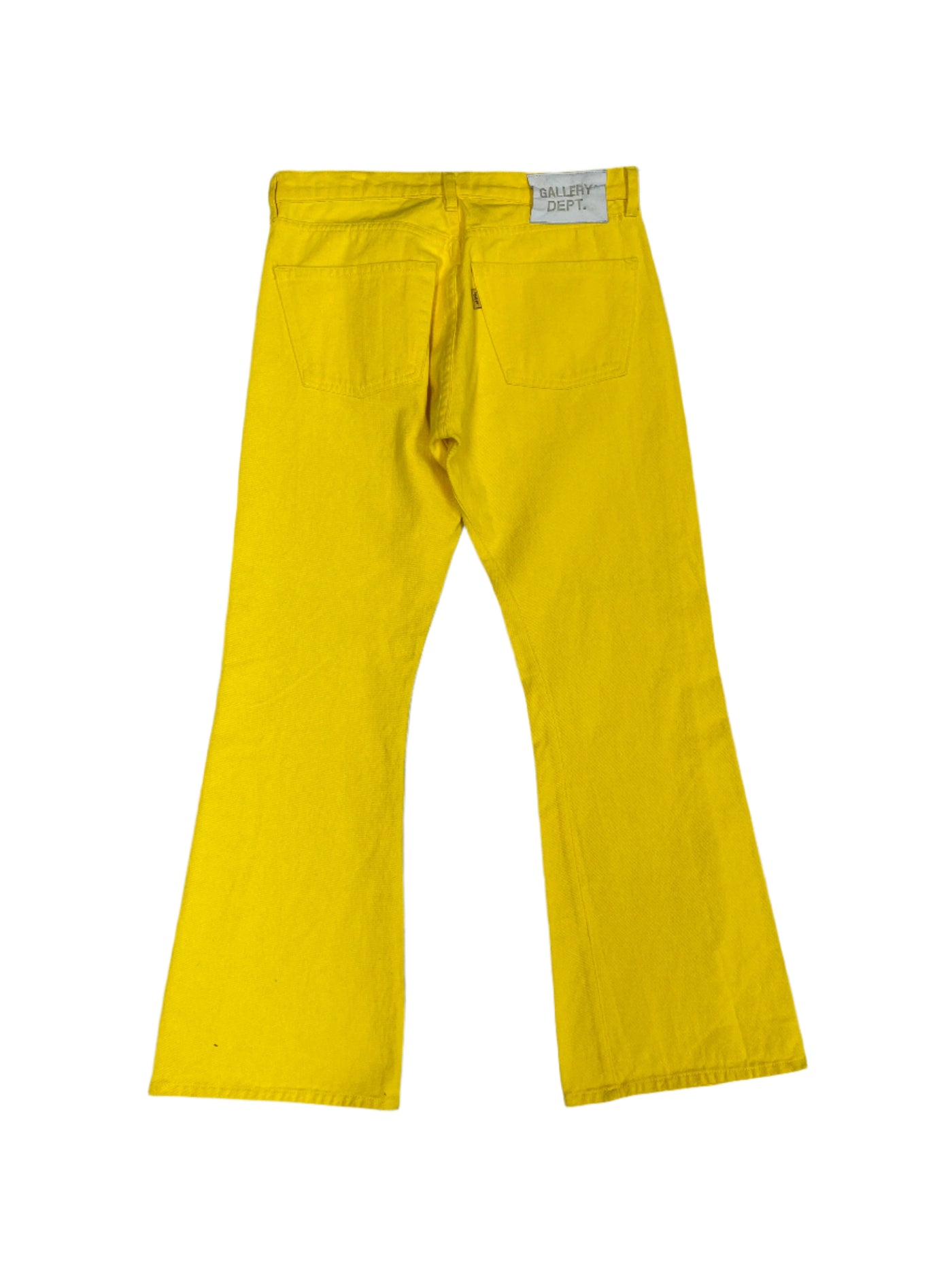 Gallery Dept. Nice Yellow Logan Flare Jeans