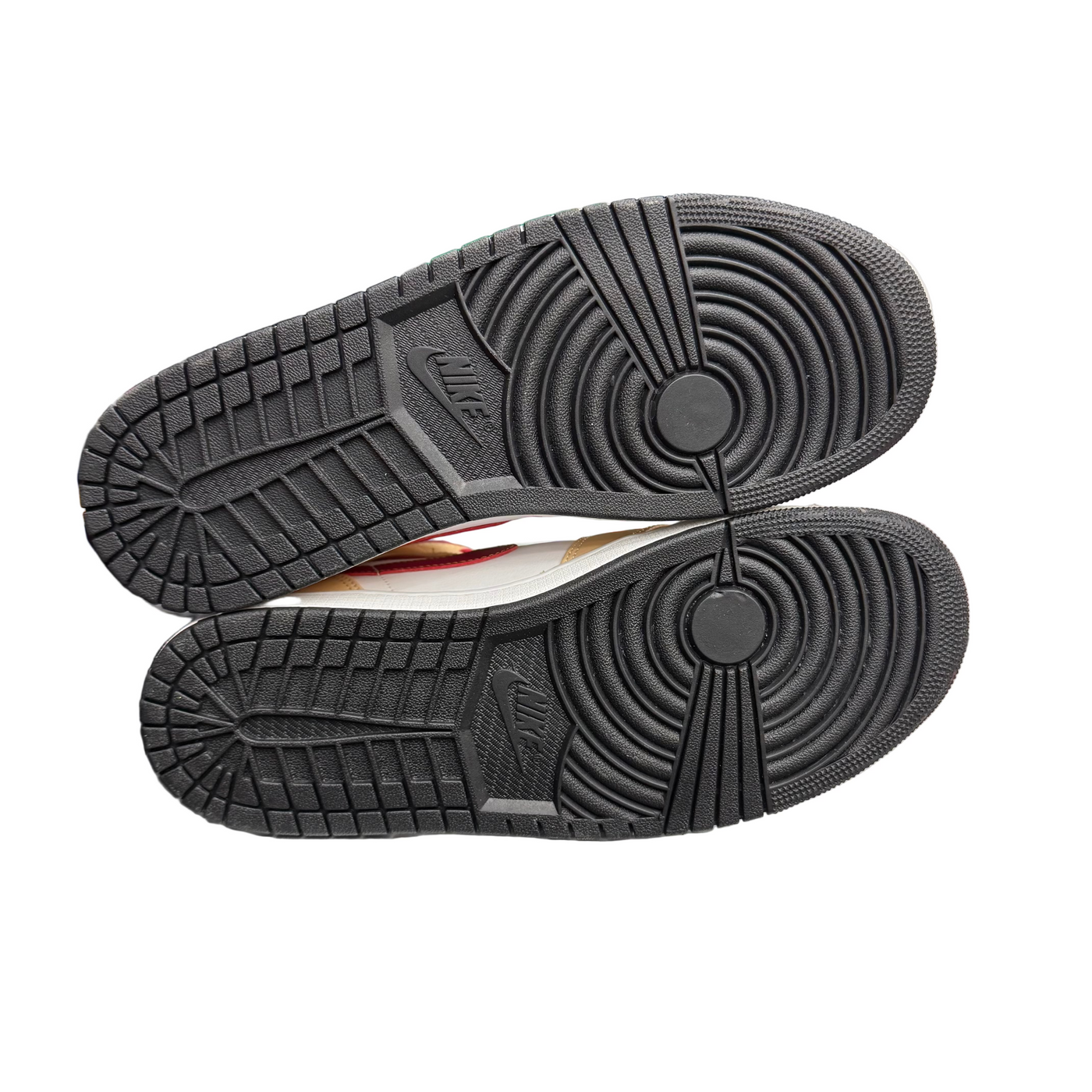 Nike Air Jordan 1 Mid Light Curry Cardinal Red