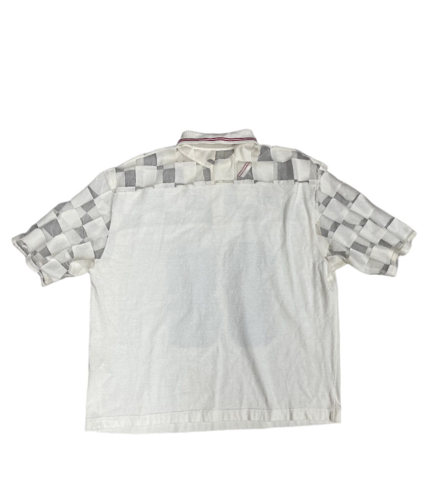 Kapital Opal Jersey Sheer Zip Polo