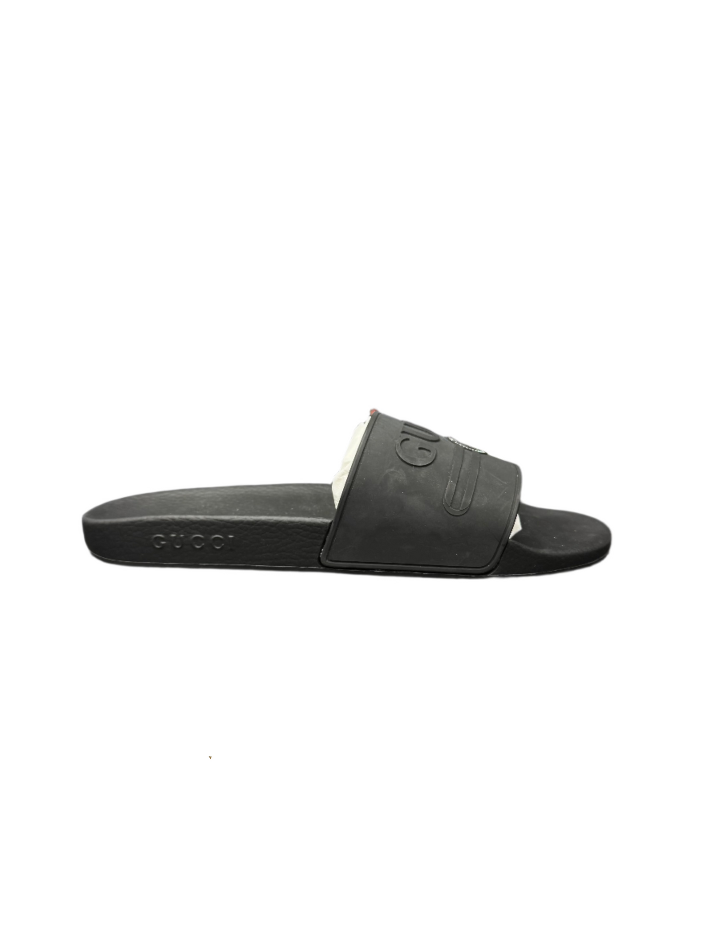 Gucci Logo Slide Black Rubber